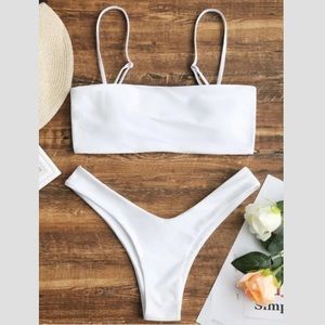 Zaful white bikini